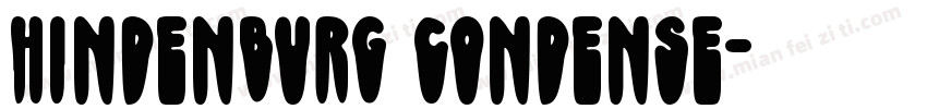 Hindenburg Condense字体转换